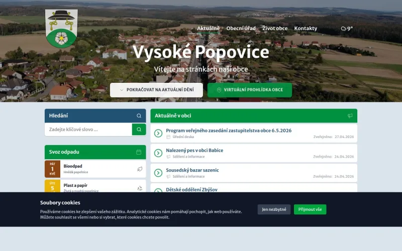 Obec Vysoké Popovice